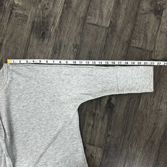 Spanx Dolman Perfect Length Top Soft Grey Heather Size Small Petite - Picture 11 of 11